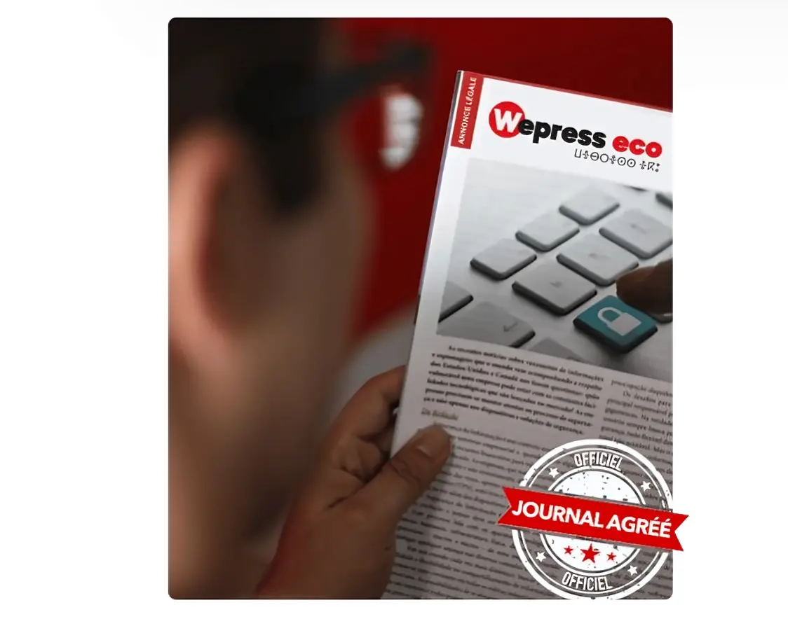 WePress Eco Journal - Publication officielle d'annonces légales